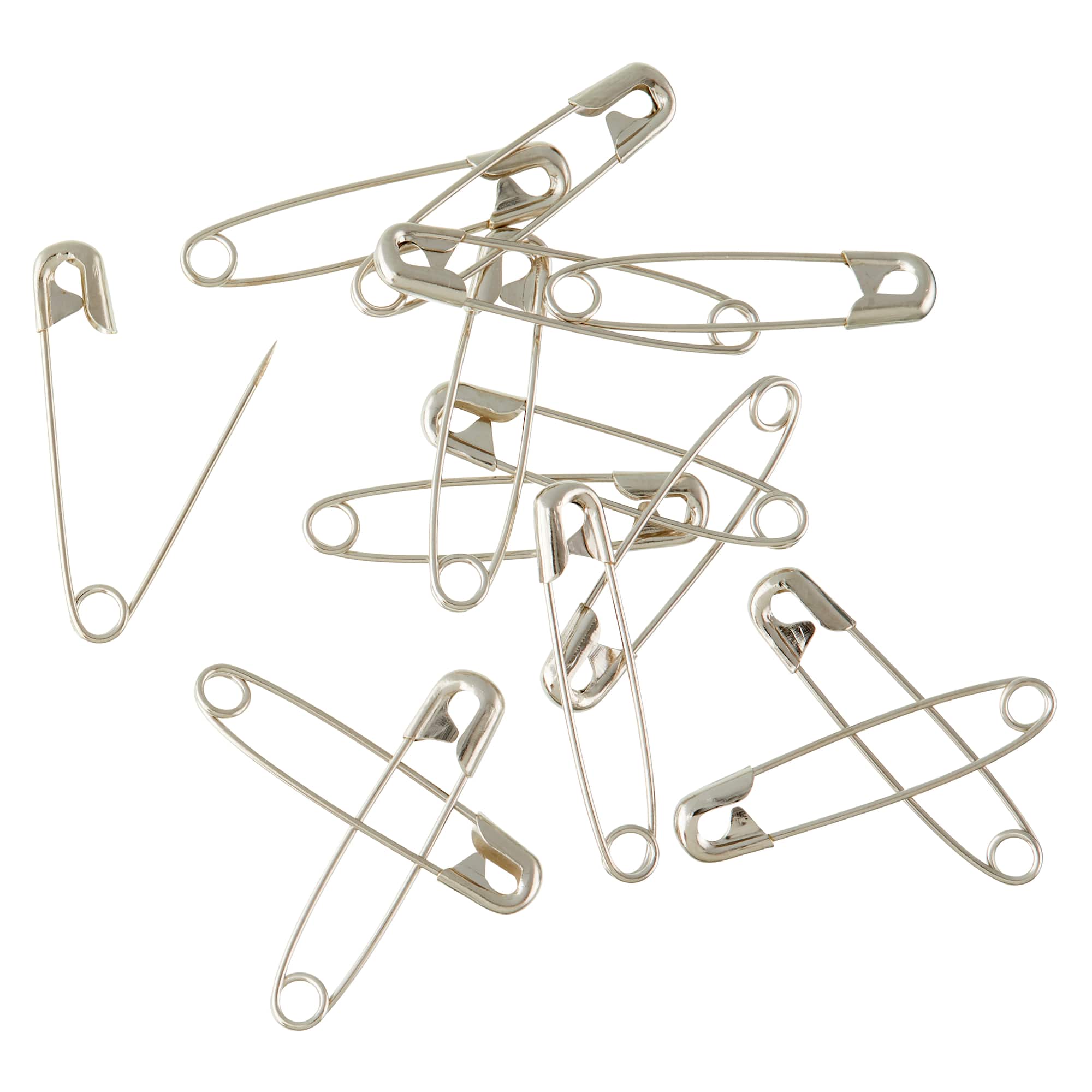 12 Packs: 14 ct. (168 total) 1 1/16" Safety Pins y Loops & Threads™